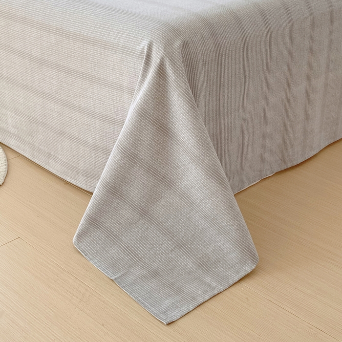 91家纺网 家纺一手货源 找家纺 春皖家纺 2025新款原棉磨毛单床单 床单单件-风格一 暮山灰