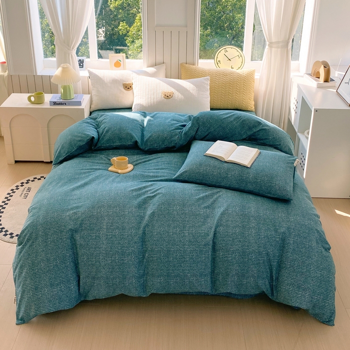 91家纺网 家纺一手货源 找家纺 （总）春皖家纺 2025新款原棉磨毛单被套 被套单件-风格一