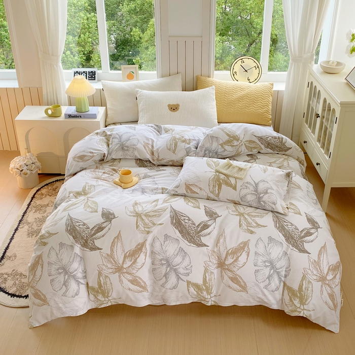 91家纺网 家纺一手货源 找家纺 （总）春皖家纺 2025新款原棉磨毛单被套 被套单件-风格一