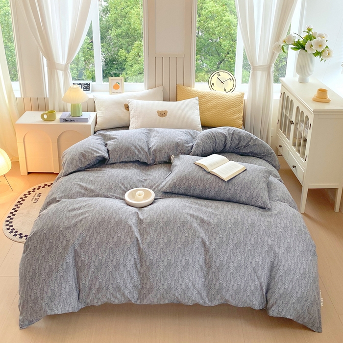 91家纺网 家纺一手货源 找家纺 （总）春皖家纺 2025新款原棉磨毛单被套 被套单件-风格一