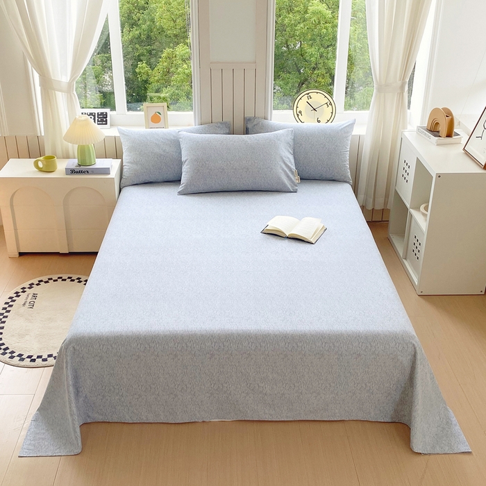 春皖家纺 2025新款原棉磨毛单床单 床单单件-风格一 幸福里