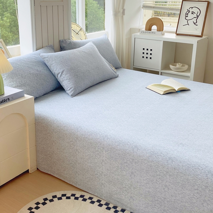 91家纺网 家纺一手货源 找家纺 春皖家纺 2025新款原棉磨毛单床单 床单单件-风格一 幸福里