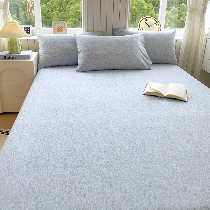 91家纺网 家纺一手货源 找家纺 春皖家纺 2025新款原棉磨毛单床单 床单单件-风格一 幸福里