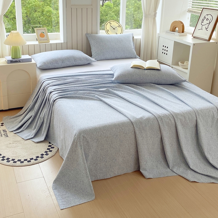 91家纺网 家纺一手货源 找家纺 春皖家纺 2025新款原棉磨毛单床单 床单单件-风格一 幸福里