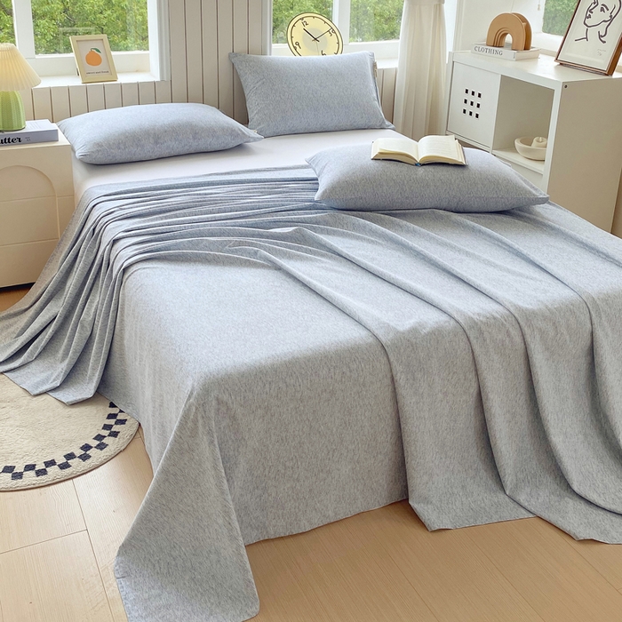 91家纺网 家纺一手货源 找家纺 春皖家纺 2025新款原棉磨毛单床单 床单单件-风格一 幸福里