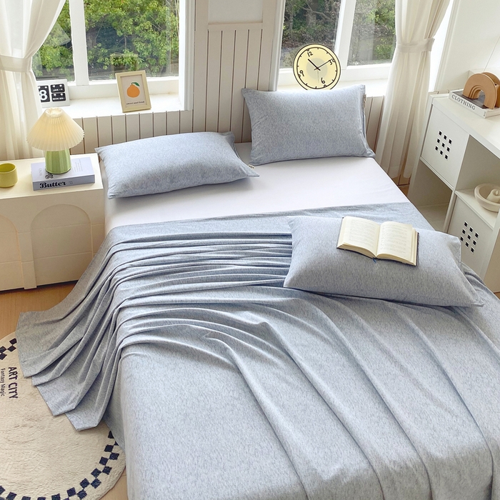 91家纺网 家纺一手货源 找家纺 春皖家纺 2025新款原棉磨毛单床单 床单单件-风格一 幸福里