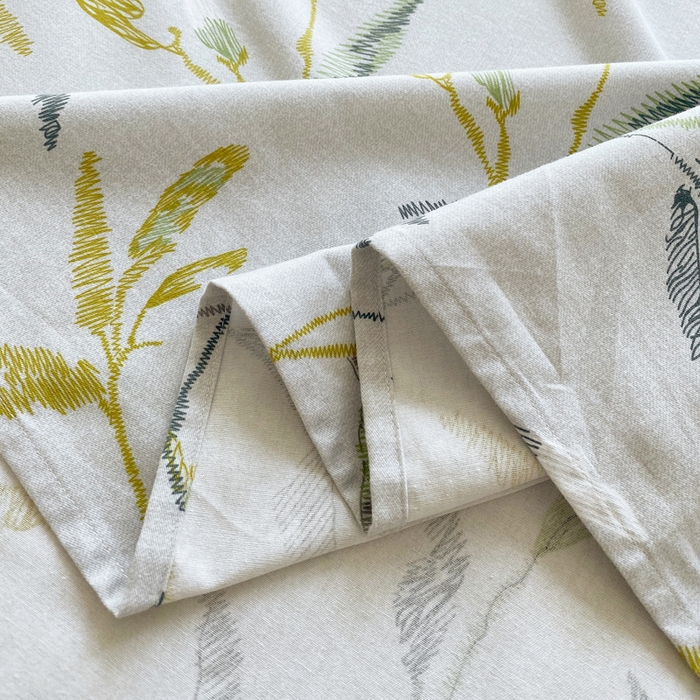 91家纺网 家纺一手货源 找家纺 春皖家纺 2025新款原棉磨毛单床单 床单单件-风格一 叶晴川