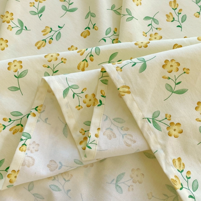 91家纺网 家纺一手货源 找家纺 春皖家纺 2025新款原棉磨毛单床单 床单单件-风格一 知春意