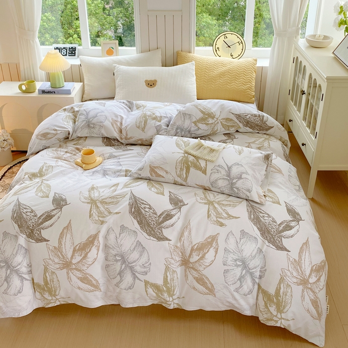 91家纺网 家纺一手货源 找家纺 春皖家纺 2025新款原棉磨毛单被套 被套单件-风格一 留香