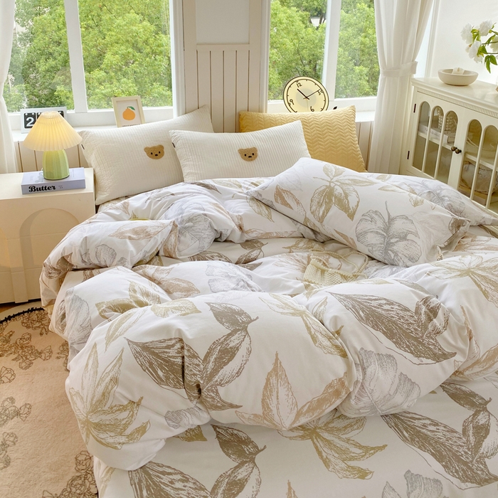 91家纺网 家纺一手货源 找家纺 春皖家纺 2025新款原棉磨毛单被套 被套单件-风格一 留香