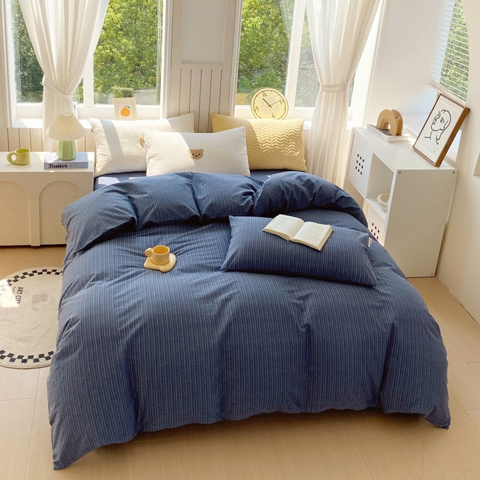 91家纺网 家纺一手货源 找家纺 春皖家纺 2026新款原棉磨毛单被套 被套单件-风格一 梦蓝图