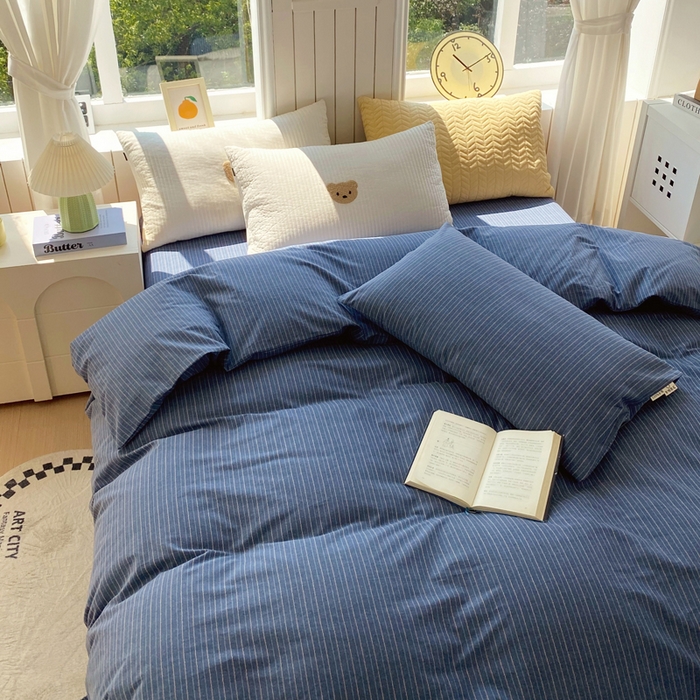 91家纺网 家纺一手货源 找家纺 春皖家纺 2026新款原棉磨毛单被套 被套单件-风格一 梦蓝图