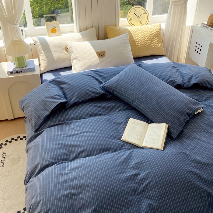 91家纺网 家纺一手货源 找家纺 春皖家纺 2026新款原棉磨毛单被套 被套单件-风格一 梦蓝图