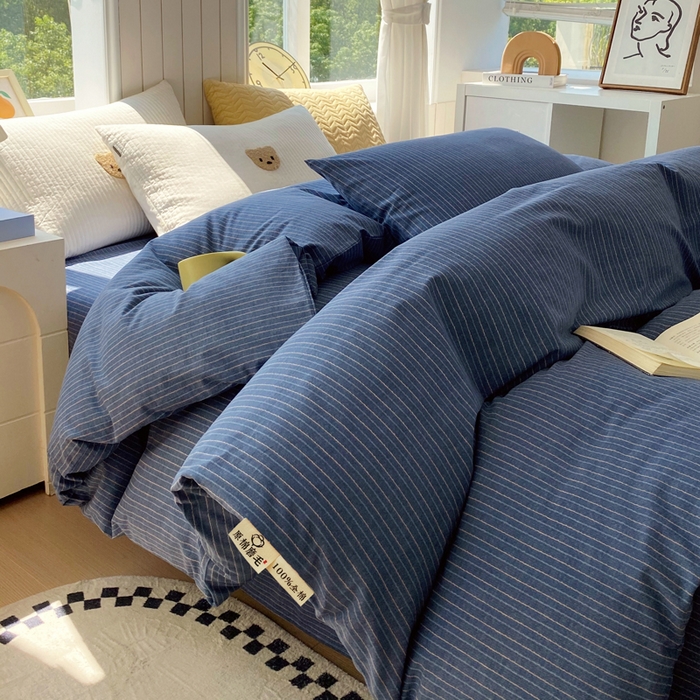 91家纺网 家纺一手货源 找家纺 春皖家纺 2026新款原棉磨毛单被套 被套单件-风格一 梦蓝图