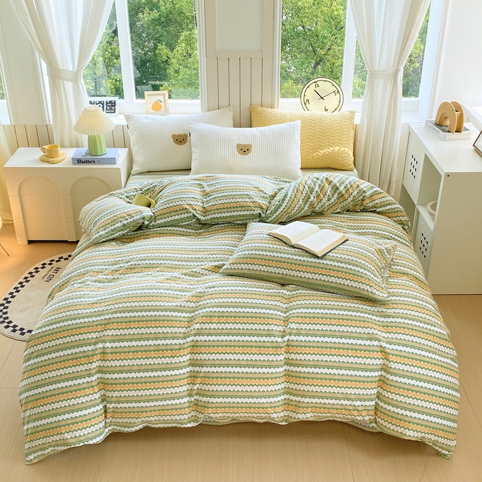 春皖家纺 2025新款原棉磨毛单被套 被套单件-风格一 拿坡里