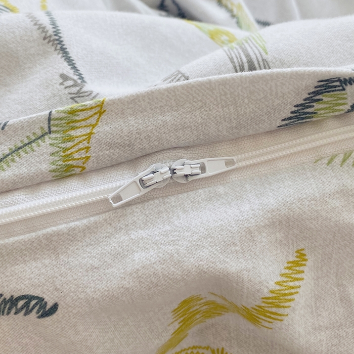 91家纺网 家纺一手货源 找家纺 春皖家纺 2025新款原棉磨毛单被套 被套单件-风格一 叶晴川