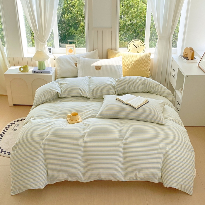 春皖家纺 2025新款原棉磨毛单被套 被套单件-风格一 云水间