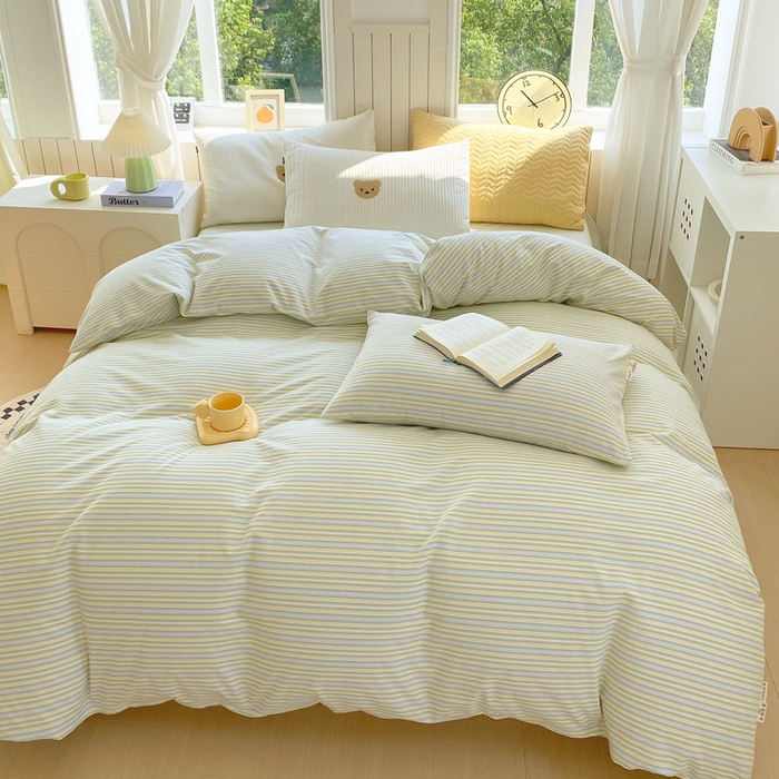 91家纺网 家纺一手货源 找家纺 春皖家纺 2025新款原棉磨毛单被套 被套单件-风格一 云水间