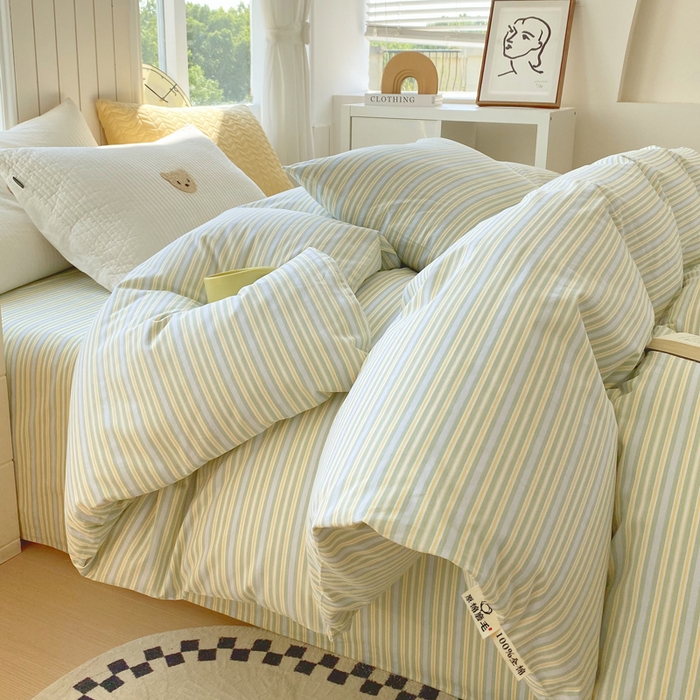 91家纺网 家纺一手货源 找家纺 春皖家纺 2025新款原棉磨毛单被套 被套单件-风格一 云水间