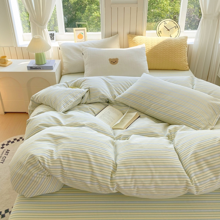 91家纺网 家纺一手货源 找家纺 春皖家纺 2025新款原棉磨毛单被套 被套单件-风格一 云水间