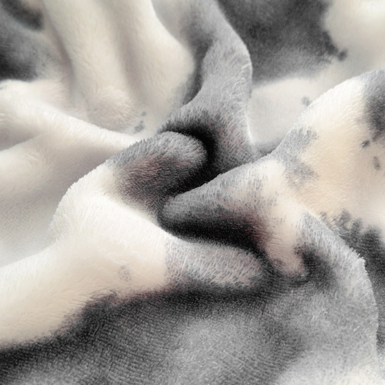 91家纺网 家纺一手货源 找家纺 2025新款兔毛绒高克重保暖床笠 席梦思床笠 云端-灰白