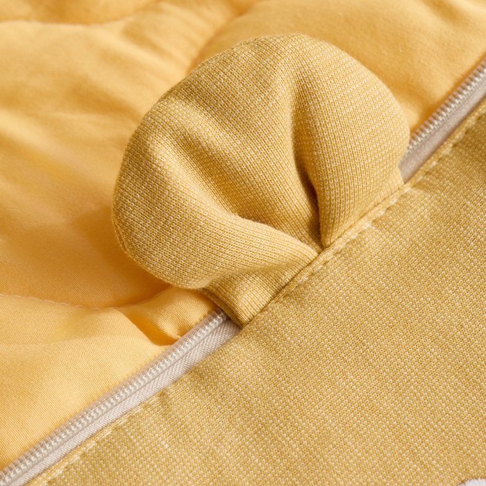 91家纺网 家纺一手货源 找家纺 金喜 2025新款针织棉抱枕靠垫午睡盖毯被酷儿小羊抱枕抱枕被被四季款 针织棉小羊黄色