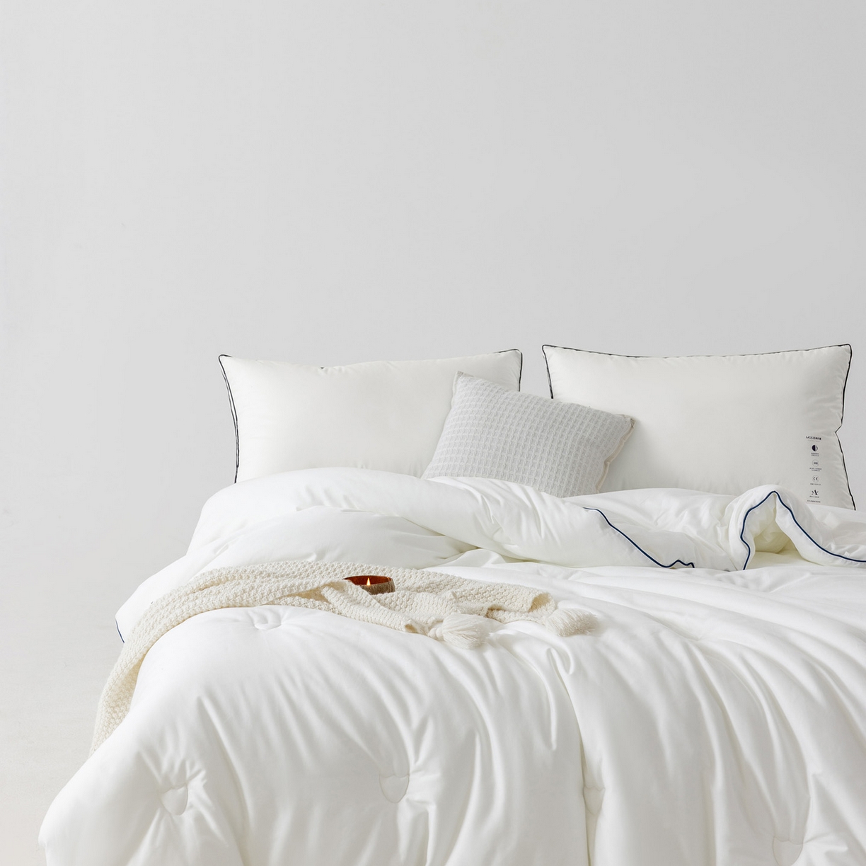 91家纺网 家纺一手货源 找家纺 （总）CINNY馨宜 2025新款MOS洁净纤维低致敏抗菌防螨长绒棉冬被春秋被子被芯 全棉冬被 抗菌冬被