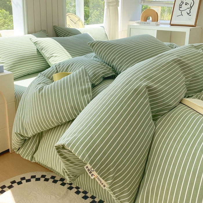 91家纺网 家纺一手货源 找家纺 （总）春皖家纺 2025新款原棉磨毛四件套-风格一