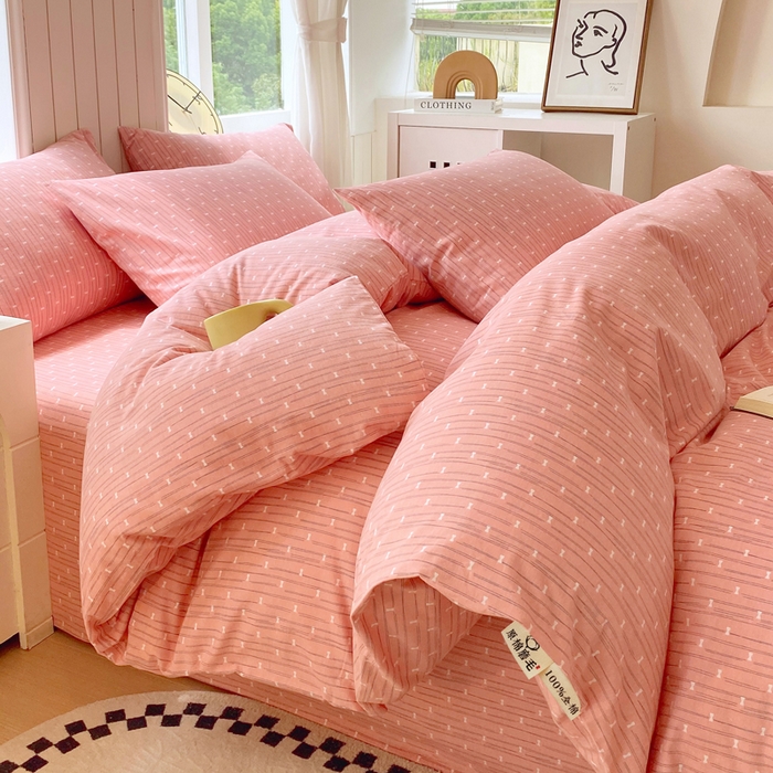 91家纺网 家纺一手货源 找家纺 （总）春皖家纺 2025新款原棉磨毛四件套-风格一