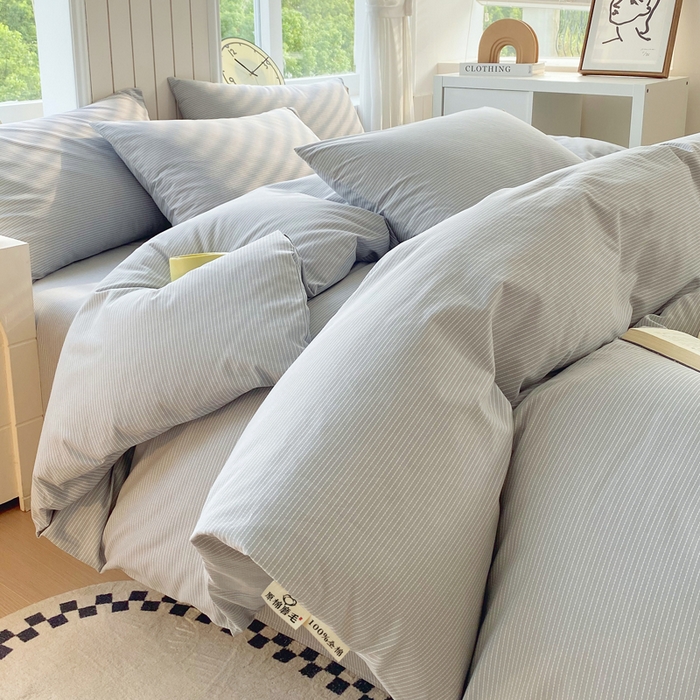 91家纺网 家纺一手货源 找家纺 （总）春皖家纺 2025新款原棉磨毛四件套-风格一