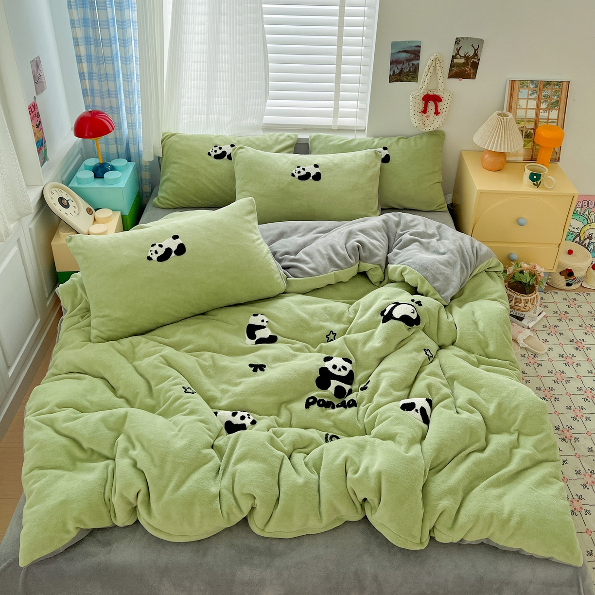 91家纺网 家纺一手货源 找家纺 （总）仟网汇 2025新款卡通毛巾绣四件套