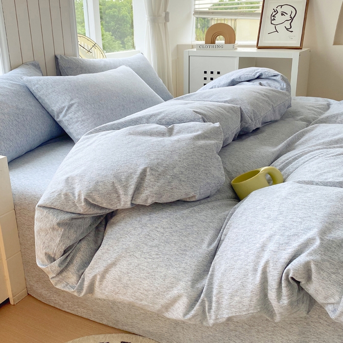 91家纺网 家纺一手货源 找家纺 春皖家纺 2025新款原棉磨毛四件套-风格一 幸福里