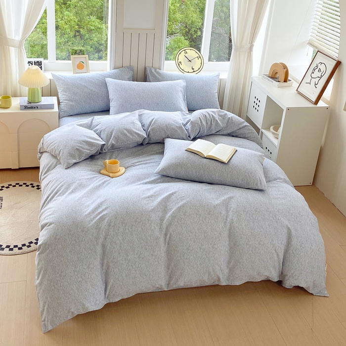 91家纺网 家纺一手货源 找家纺 春皖家纺 2025新款原棉磨毛四件套-风格一 幸福里