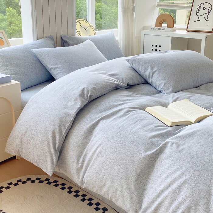 91家纺网 家纺一手货源 找家纺 春皖家纺 2025新款原棉磨毛四件套-风格一 幸福里