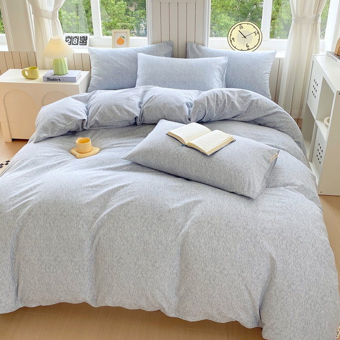 91家纺网 家纺一手货源 找家纺 春皖家纺 2025新款原棉磨毛四件套-风格一 幸福里