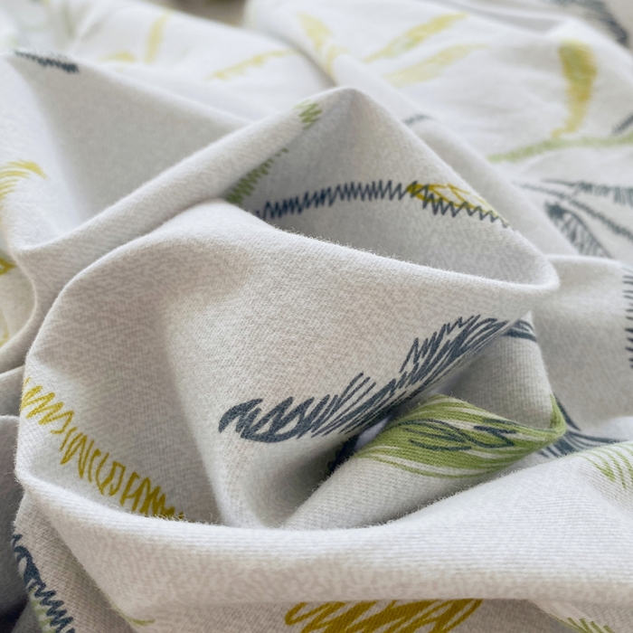 91家纺网 家纺一手货源 找家纺 春皖家纺 2025新款原棉磨毛四件套-风格一 叶晴川