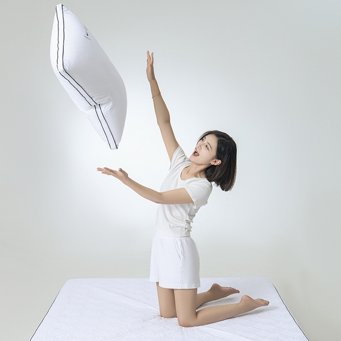 91家纺网 家纺一手货源 找家纺 （总）CINNY馨宜 2025新款MOS低致敏三防抗菌防螨全棉抗菌床笠 三防床笠 全棉床笠