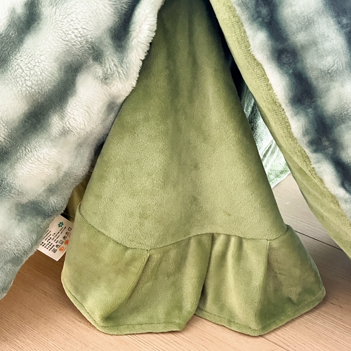 91家纺网 家纺一手货源 找家纺 绘萱家居 2025新款仿兔绒牛奶绒四件套兔毛兔兔绒-渐变彩泡泡 渐变彩泡泡-绿