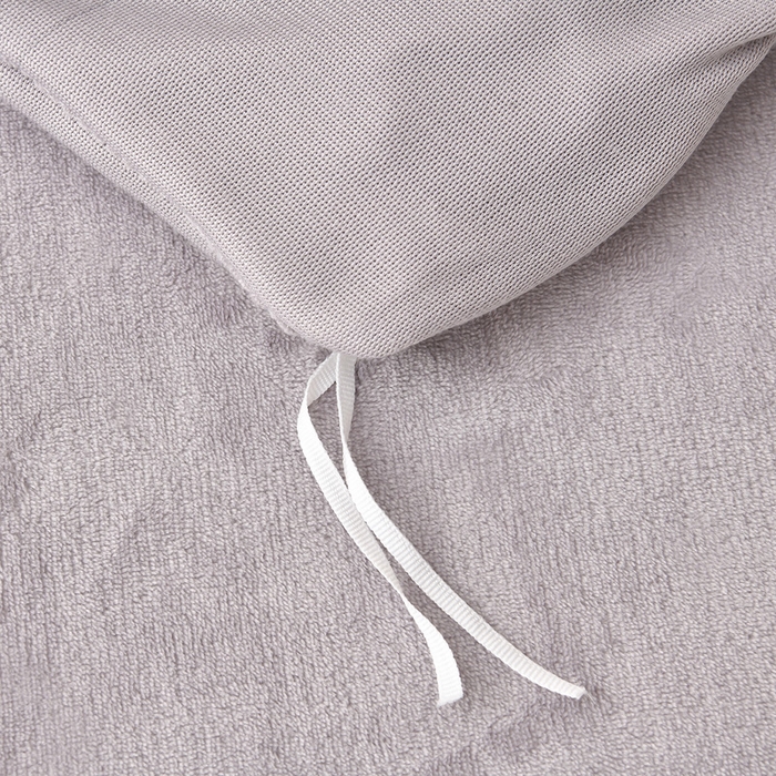 91家纺网 家纺一手货源 找家纺 梦之星 2025新款9斤毛巾绣韩式花边牛奶绒四件套 蝴蝶结-灰