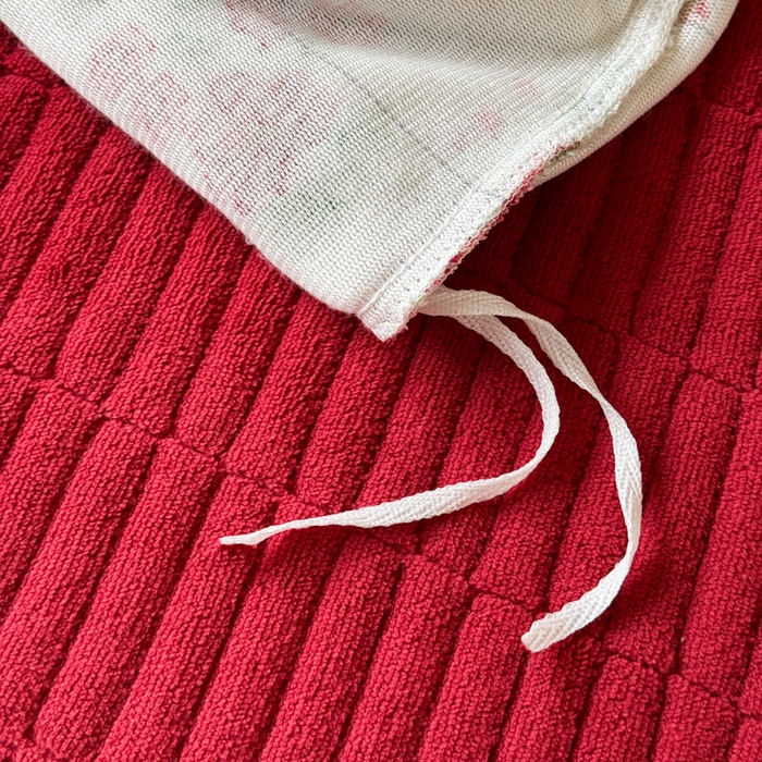 91家纺网 家纺一手货源 找家纺 小叮当家纺仓储工厂店 买家秀 爆款花型2025秋冬新款高克重全消光牛奶绒印花大红喜庆保暖四件套直播 梨花落