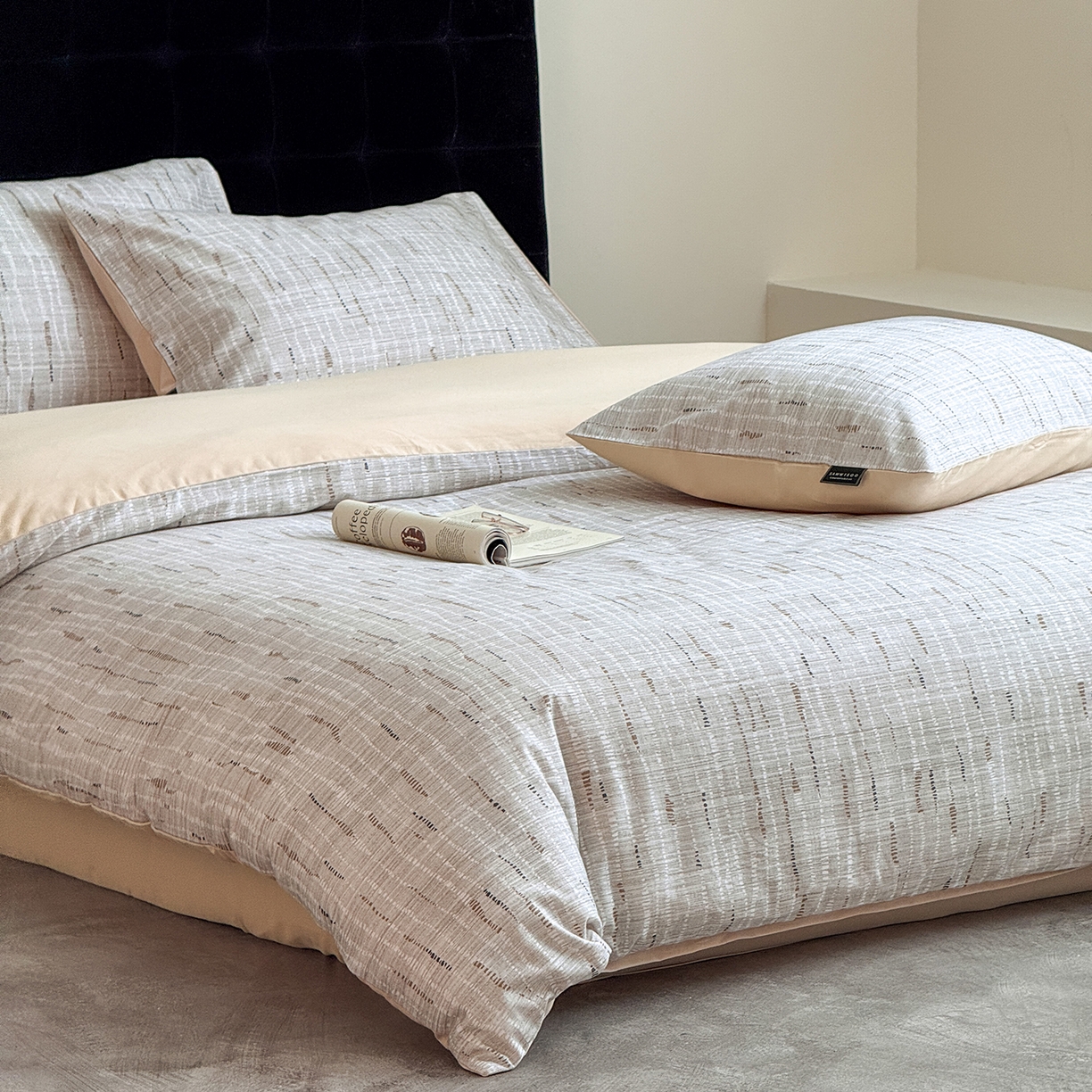 91家纺网 家纺一手货源 找家纺 三味舒屋 2025新款50支全棉印花磨毛四件套-麦吉拉系列 券后（包含优惠券后）不低于289/309元 磨毛麦吉拉米