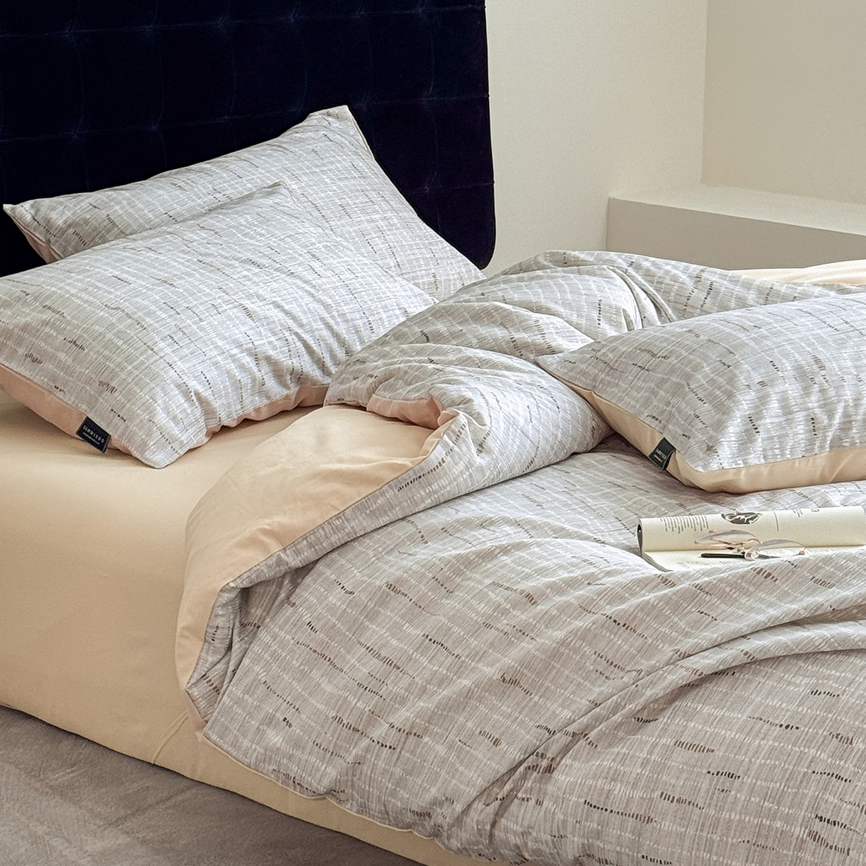 91家纺网 家纺一手货源 找家纺 三味舒屋 2025新款50支全棉印花磨毛四件套-麦吉拉系列 券后（包含优惠券后）不低于289/309元 磨毛麦吉拉米