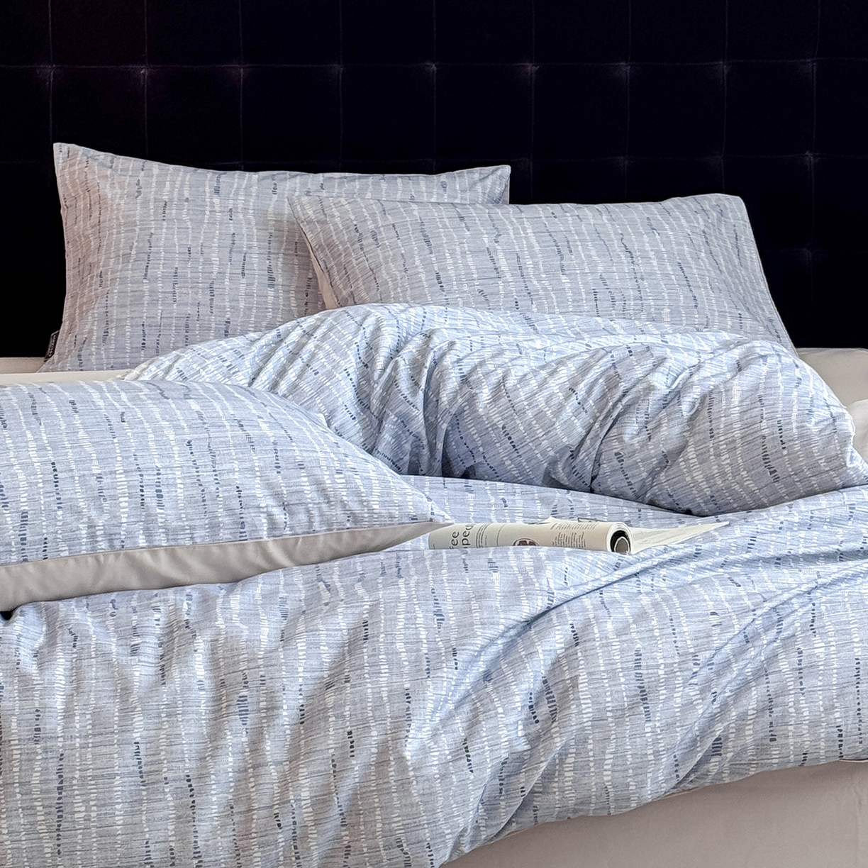 91家纺网 家纺一手货源 找家纺 三味舒屋 2025新款50支全棉印花磨毛四件套-麦吉拉系列 券后（包含优惠券后）不低于289/309元 磨毛麦吉拉蓝