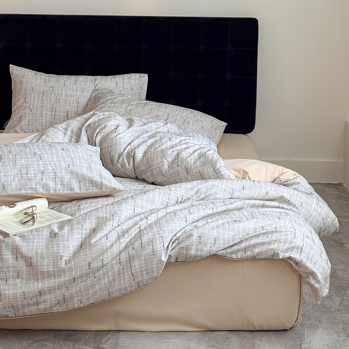 91家纺网 家纺一手货源 找家纺 三味舒屋 2025新款50支全棉印花磨毛四件套-麦吉拉系列 券后（包含优惠券后）不低于289/309元 磨毛麦吉拉米