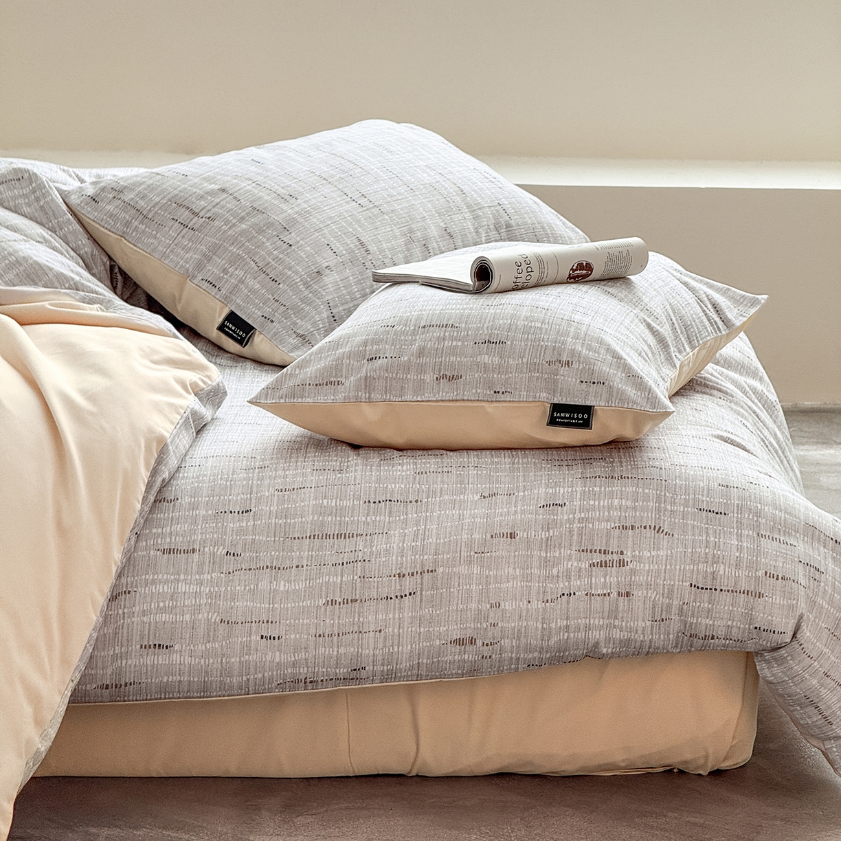 91家纺网 家纺一手货源 找家纺 三味舒屋 2025新款50支全棉印花磨毛四件套-麦吉拉系列 券后（包含优惠券后）不低于289/309元 磨毛麦吉拉米