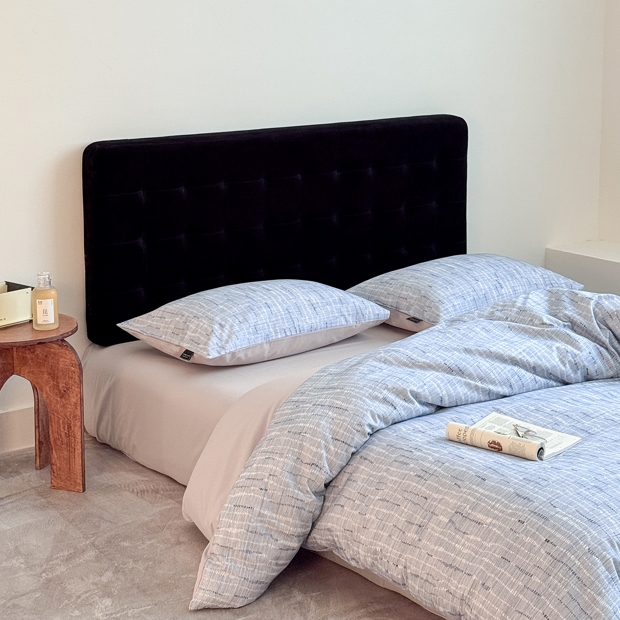 91家纺网 家纺一手货源 找家纺 三味舒屋 2025新款50支全棉印花磨毛四件套-麦吉拉系列 券后（包含优惠券后）不低于289/309元 磨毛麦吉拉蓝