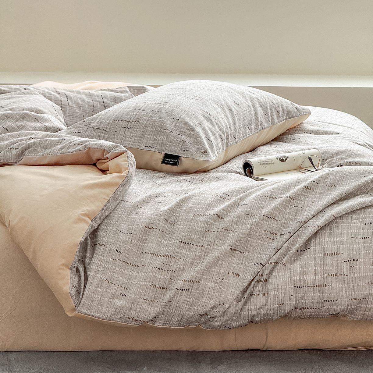 91家纺网 家纺一手货源 找家纺 三味舒屋 2025新款50支全棉印花磨毛四件套-麦吉拉系列 券后（包含优惠券后）不低于289/309元 磨毛麦吉拉米