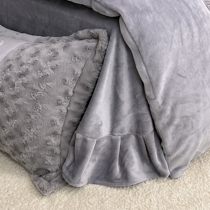 91家纺网 家纺一手货源 找家纺 梓之赫 2025新款全消光牛奶绒四件套-浪漫玫瑰 浪漫玫瑰-高级灰