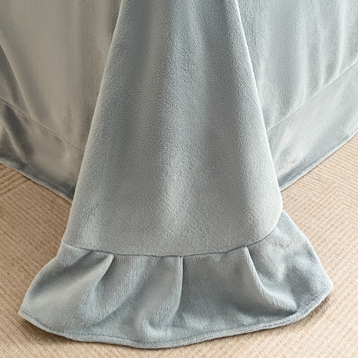 91家纺网 家纺一手货源 找家纺 极简 2025新款立体雕花牛奶绒四件套系列 丽塔-灰