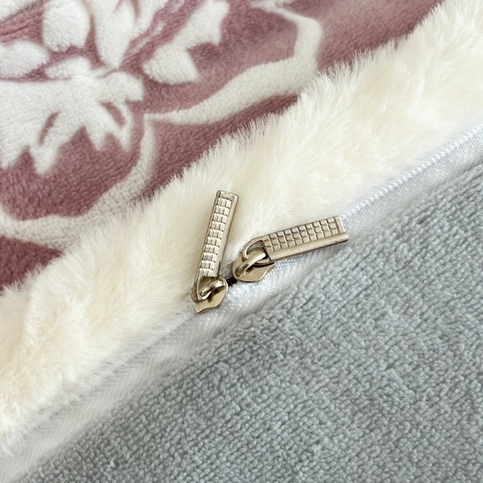 91家纺网 家纺一手货源 找家纺 极简 2025新款立体雕花牛奶绒四件套系列 罗赛拉-紫